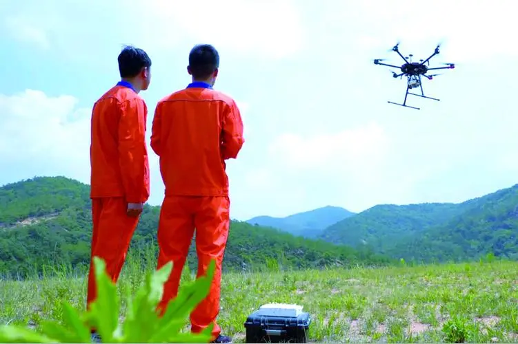 易县无人机倾斜摄影巡检拍摄